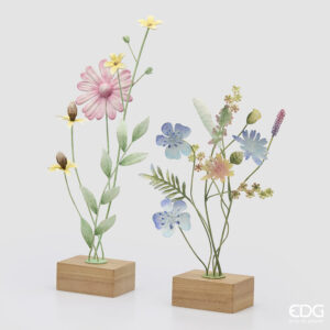 Fiorimix metallo-h.40 cm-assortito-edg