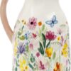 Brocca springtime-14x11,5x18 cm-ceramica-boltze