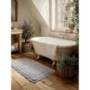 Tappeto con crochet-grigio-60x130 cm-blanc mariclo'