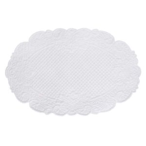 Centrotavola-45x70 cm-cotone-bianco-blanc mariclo'
