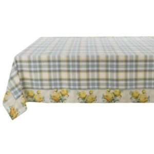Tovaglia rosa royale-cotone-150x190 cm-blanc mariclo'