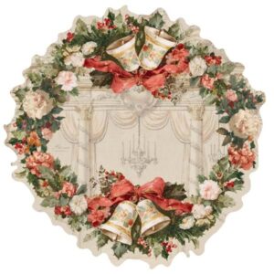 Tovaglietta natale-vinile-37x37 cm-blanc mariclo'