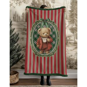 Plaid sherpa-orso-420gsm-160x220 cm-blanc mariclo'