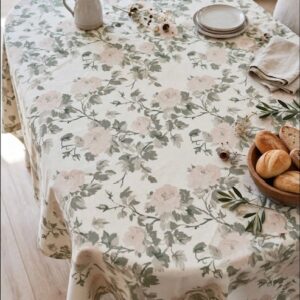 Tovaglia rose-140x240 cm-misto cotone-blanc mariclo'