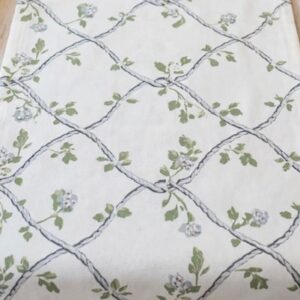 Runner fiorellini-45x140 cm-misto cotone-blanc mariclo'