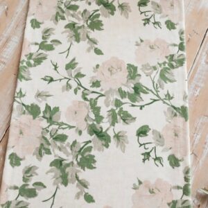 Runner rose-45x140 cm-misto cotone-blanc mariclo'