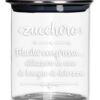 Barattolo zucchero vetro-con tappo metal-500 ml-10x12 cm-brandani