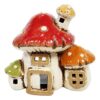 Portacandela casette fungo-17x12x16 cm-ceramica-clayre & eef