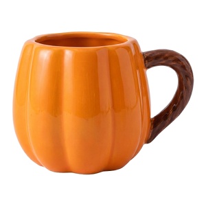 Tazza zucca-13x8x9 cm-ceramica-clayre & eef