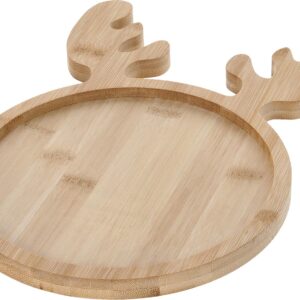 Vassoio alce-20x28 cm-legno-boltze