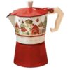Caffetteria -3 tazze-villaggio in festa-8x14,5x15 cm-brandani