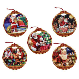 Decorazione sottopentola-christmas-ceramica e sughero-20x21 cm-brandani