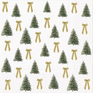 Tovaglioli lunch ribbon forest-conf.20 pz-carta-33x33 cm-boltze