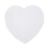 Tovaglietta a cuore-30x32 cm-bianco-cotone-blanc mariclo'