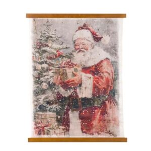 Tela decorativa-babbo natale-79x2x102 cm-blanc mariclo'