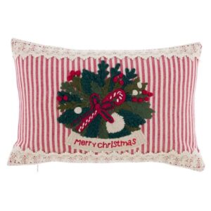 Cuscino ricamato-cotone-30x45 cm-blanc mariclo'