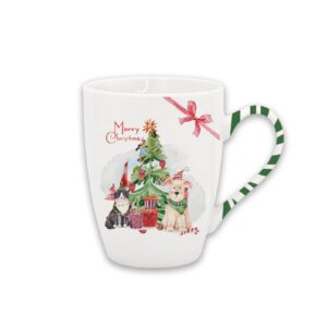 Mug merry christmas-330 ml-porcellana-isabelle rose home