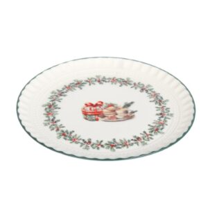 Piattino timeless-diam.16 cm-porcellana-isabelle rose home
