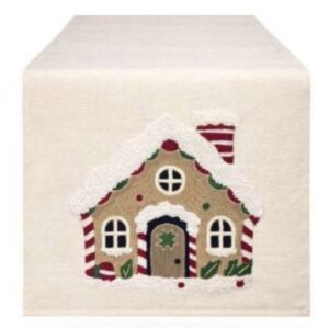 Runner ginger house-velluto con ricami-160x40 cm-clodette