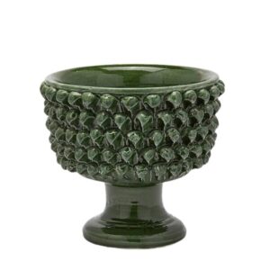 Vaso fenice pigna-h.24,5xdiam.28 cm-ceramica-edg