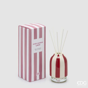 Profumatore bottiglia righe-200 ml-suede saffron & rose-edg
