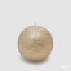 Candela sfera rustic-lightgold-diam-10 cm-edg