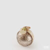 Candela sfera-diam.8 cm-cinnamon-vetro-edg