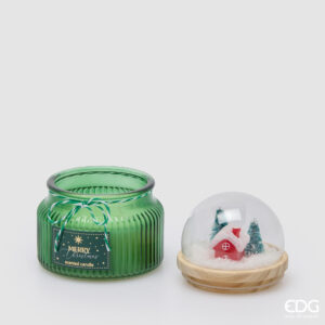 Candela cupola-cardamom snaps-12,5x10 cm-edg