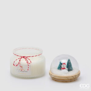 Candela cupola-white musk-12,5x10 cm-edg