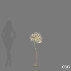 Soffione con stelo-led-gold-h.120 cm diam.30 cm-384 microled-edg