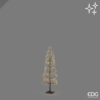 Albero led faggio slim-528 led-h.120 cm-nero-edg