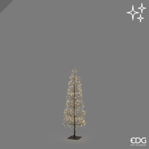 Albero led faggio slim-528 led-h.120 cm-nero-edg