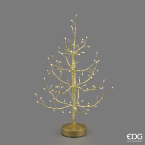 Albero led faggio-usb-gold-h.45 diam.10 cm-90 miniled-edg
