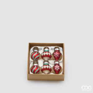 Palle mix-conf.6 pezzi-vetro-diam.2 cm-edg