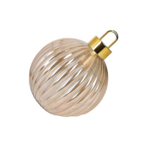 Sfera con led-diam.18 cm-vetro-brandani