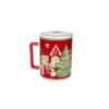 Mug villaggio in festa-con tappo e filtro-porcellana-8x11,5 cm-brandani