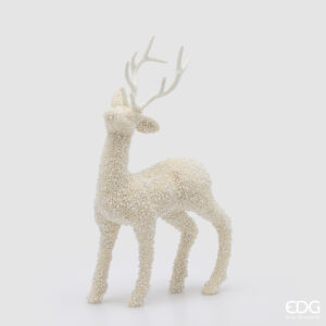 Renna perle-bianco- h,51x29x14 cm-edg