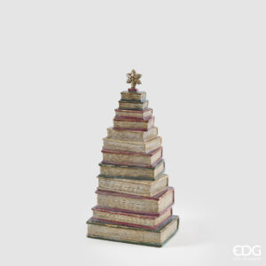 Decoro libri-h.39x19x13 cm-poliresina-edg