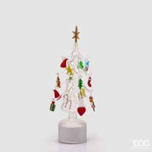 Pino twist decori e led-movimento-vetro-h.36x9 cm-edg