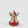 Carillon cavallo giostra-17x12,5 cm-poliresina-edg