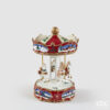 Carillon cavallo giostra-h.25x15,5 cm-poliresina-edg