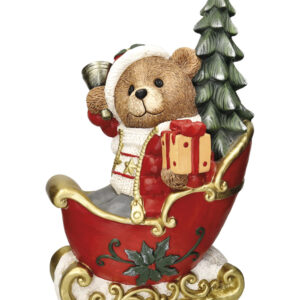 Orso con slitta-magnesia-38,5x26,5x60 cm-brandani