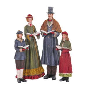 I cantori-set 4 pezzi-resina-h.40 cm-brandani